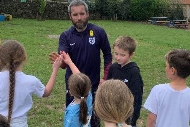 Pupils at Wykeham CE Primary and Hackness CE Primary Schools were treated to an unforgettable experience as they took part in an exciting fitness challenge led by Paralympian and Blind England footballer, Roy Turnham.