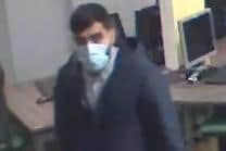 Police have released a CCTV image of a man they would like to speak to following a theft at a Scarborough college
