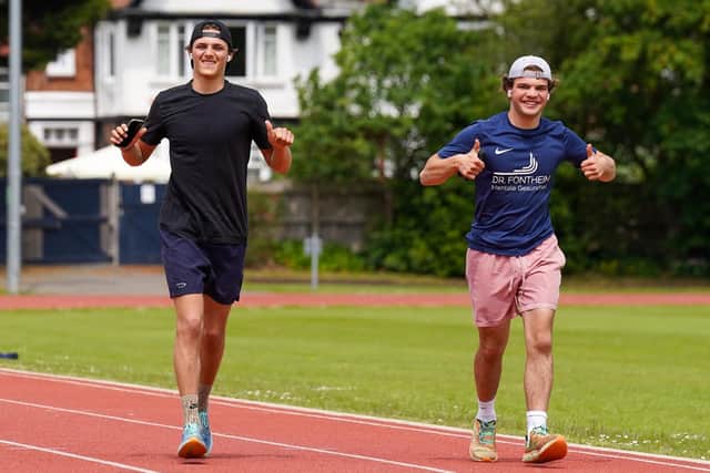 Scarborough College students took part in a 24-hour run to continue the support for Phil Wilson’s recovery.