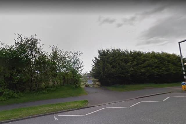 The area of the proposed site.