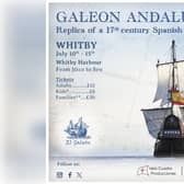 The Galeón Andalucía is to visit Whitby in July.