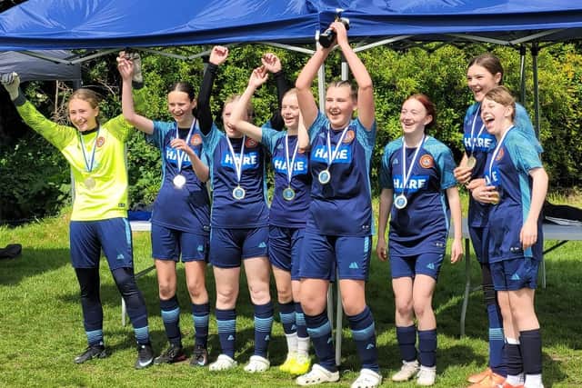Scarborough Ladies FC Lionesses Under-15s were crowned champions at the York RI Tournament.
