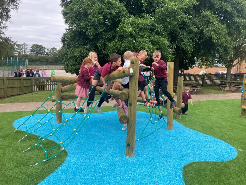 There was a lot of mixed emotions at the school during the last day of term, but while the kids were outside playing all that could be heard was laughter.