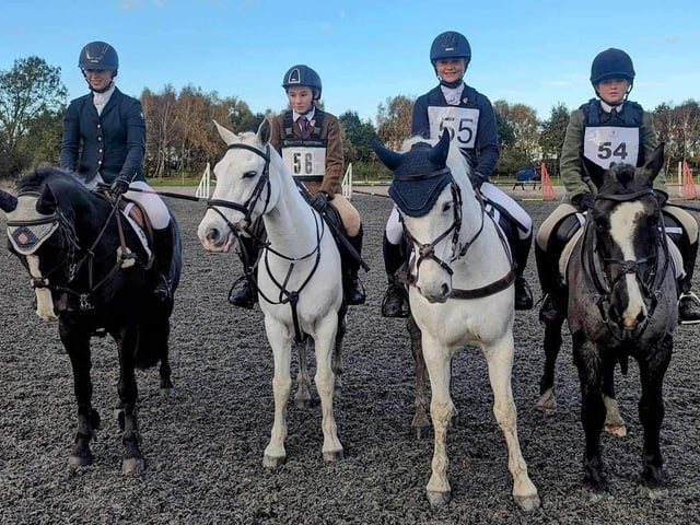 Scarborough College equestrian riders.