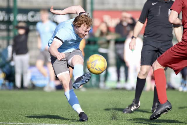 Brid Rovers Millau give it 100% in their 1-1 home draw against AFC Skirlaugh.