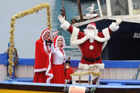 Boyes Santa is dues to arrive in Scarborough harbour on Saturday, November 18.