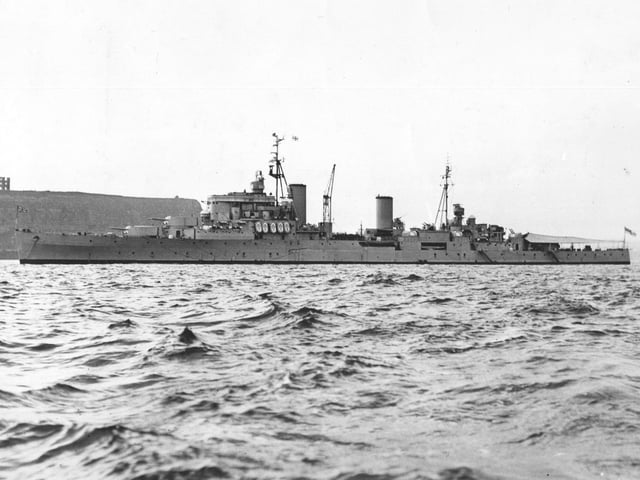HMS Swiftsure in 1951.