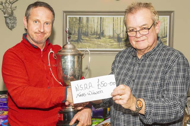 Dave Perrett, right, has reeled in Brian Harland to top the Whitby Sea Anglers Association League table. Photo by Peter Horbury
