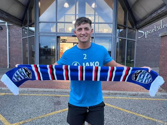 Luke Hoggs has returned to Ossett United on loan