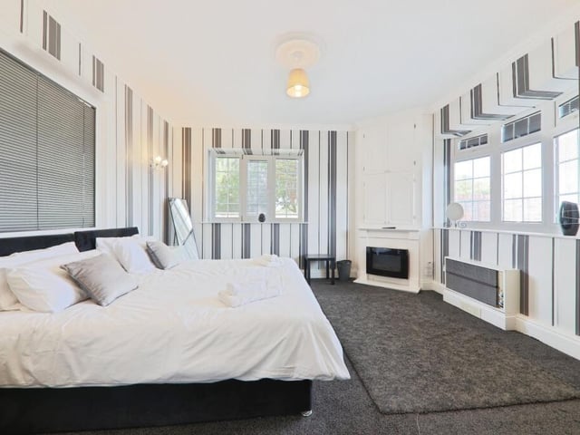One of the attractive double bedrooms.