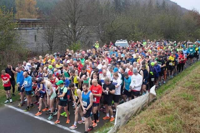 The runners at the start of the Dalby Dash 10k trail race last weekend.