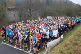The runners at the start of the Dalby Dash 10k trail race last weekend.