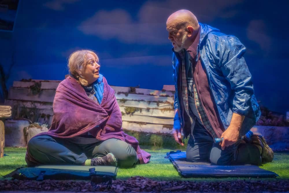 Jane Thornton and John Godber in Living on Fresh Air