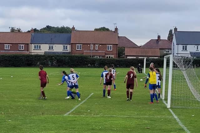 Scarborough Ladies FC Under-13s Lionesses won 2-0 at home to York RI.