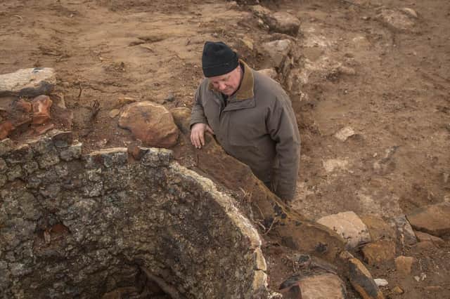 An unsightly heap in the corner of a North York Moors field has revealed a well-preserved historic limestone kiln, thanks to a collaboration between the landowners, the National Park Authority and a local archaeology company.