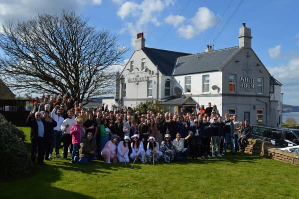 The Whitby Pub Crawl attracted a record 145 people on its 25th anniversary.