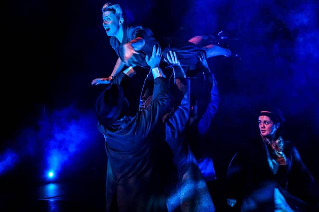 Dirty Dancing moment with Anne-Marie Piazza and Pete Ashmore in Brief Encounter at the Stephen Joseph Theatre