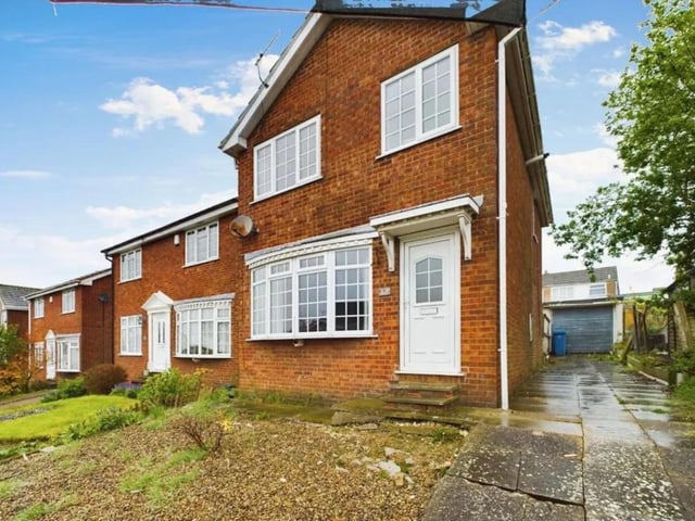This three bedroom, one bathroom detached home is for sale with Hunters for £230,000.
