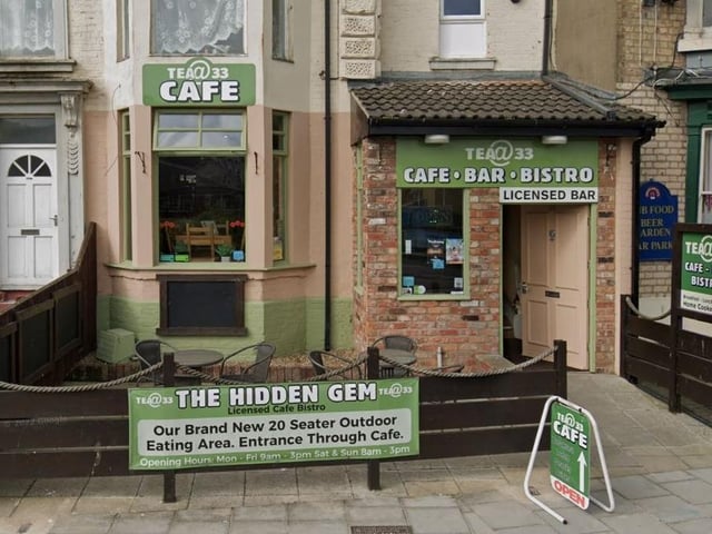 Tea @ 33 is located on Hilderthorpe Road, Hilderthorpe, Bridlington. One Google review said: "Lovely gem of a find! A lovely mix of traditional and more exciting breakfast menu options, including vegetarian which we sometimes struggle to find. The food and coffee was delicious, friendly staff and great service, would thoroughly recommend and will definitely return the next time we are in Brid."