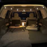 The Santa Fe Hyundai, perfect for camping
