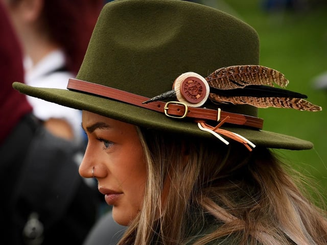 Hats on show at the show