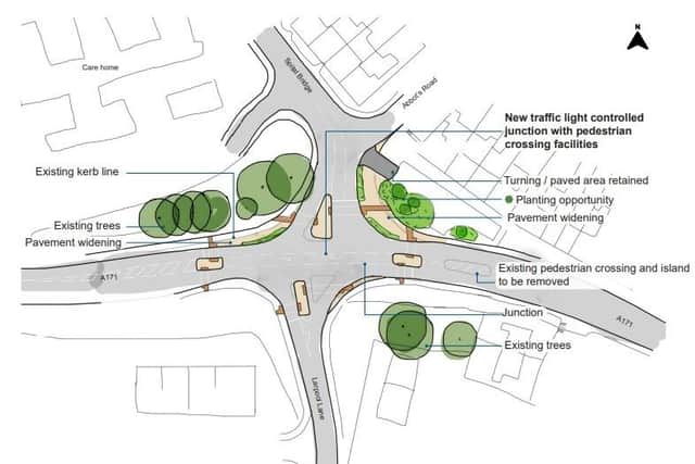 Outline of the Whitby traffic public realm plan.