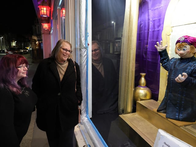 Admiring the window