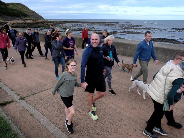 The sunset walk was a real family event.
picture: Richard Ponter