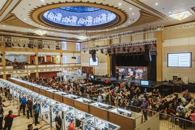 The darts competition has global appeal, with the Grand Finals broadcast worldwide.