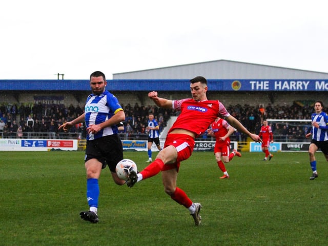 Boro's Luca Colville was forced off at half-time at Chester