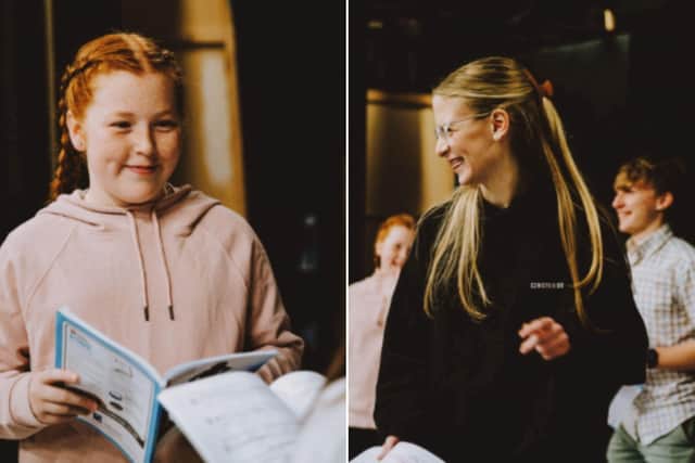 Having fun learning lines and prepping for the show. Credit: ARCADE/Matt Cooper.