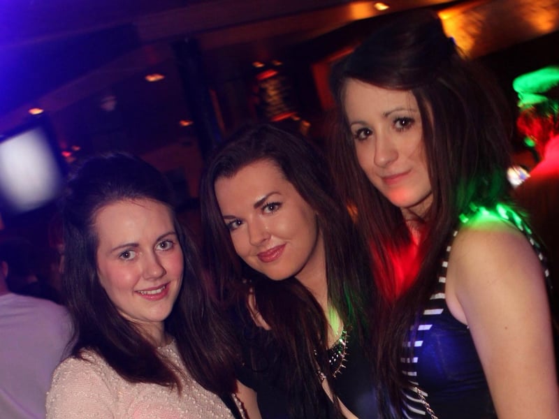Keeley, Jess, and Rosie celebrating Jess's birthday in Blue Lounge