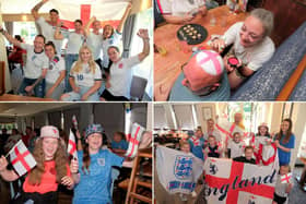 England Lionesses fans watch the FIFA's Women's World Cup final in The Byways and Scarborough Flyer!