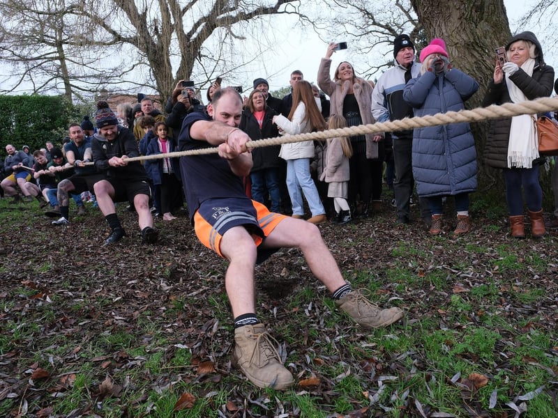 The Tug of War in action!