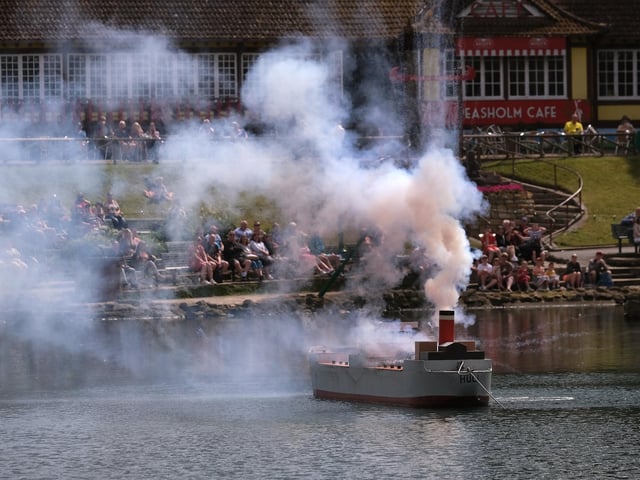 Under attack during the battle