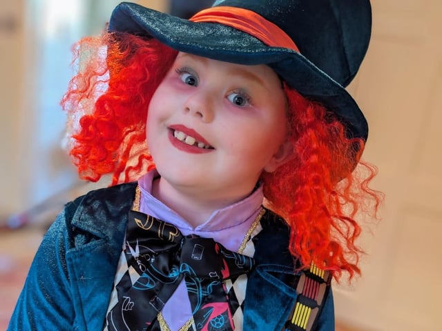 Alice as the Mad Hatter, sent in by Holly Monkman.