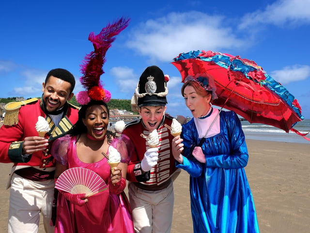 Time for a refreshing seaside ice cream.