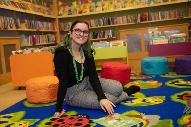 Alliyah Ishaq, 16, started volunteering with the Summer Reading Challenge after a member of the library staff visited her school