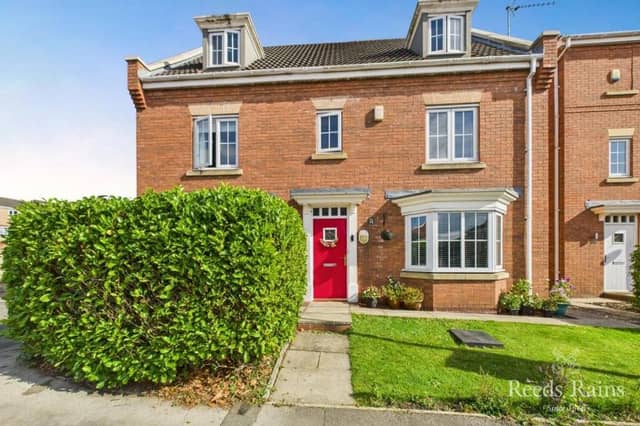 The front aspect of the five-bedroom home that's currently for sale in Bridlington.