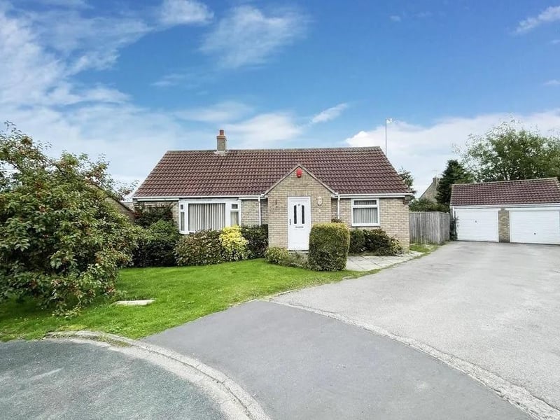 This two bedroom and one bathroom detached bungalow is for sale with CPH Property Services for £250,000