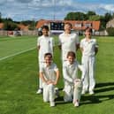The five Scarborough WCL cricketers who represented Yorkshire Under-12s against Warwickshire at Pickering CC earlier this month.