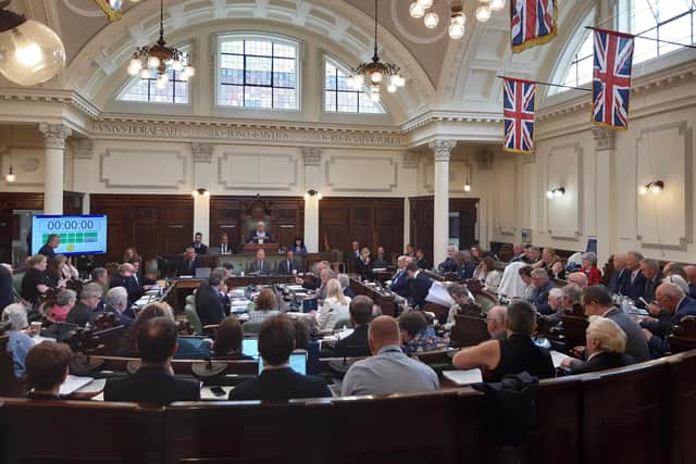 Full meeting of North Yorkshire Council. picture: Anttoni Numminen/LDRS