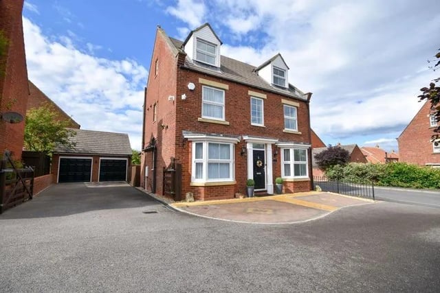 This five bedroom and two bathroom detached house is for sale with Henderson's Estate Agents with a guide price of £485,000