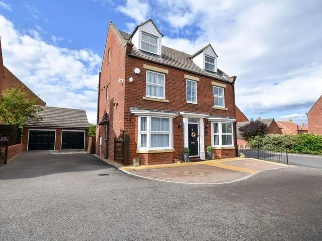 This five bedroom and two bathroom detached house is for sale with Henderson's Estate Agents with a guide price of £485,000