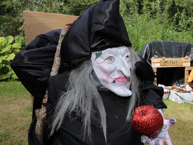The witch out and about. picture: Richard Ponter