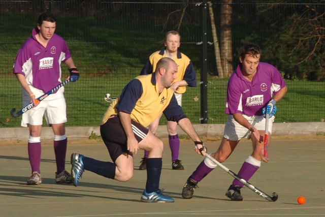 Do you recognise this Scarborough Hockey Club player in action v Huddersfield 2nds?