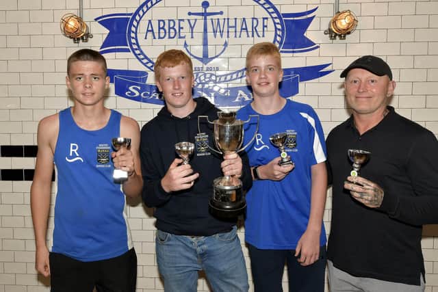 Boys' 14 and under - winners Fisherlads.