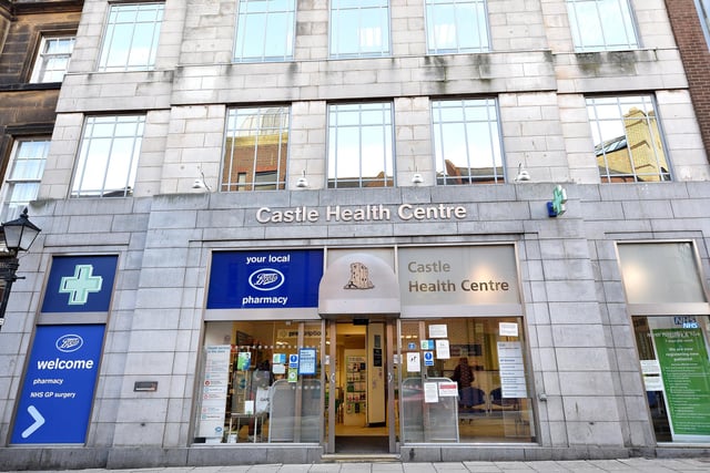 At Castle Health Centre on York Place, 65% of people responding to the survey rated their overall experience as good.
