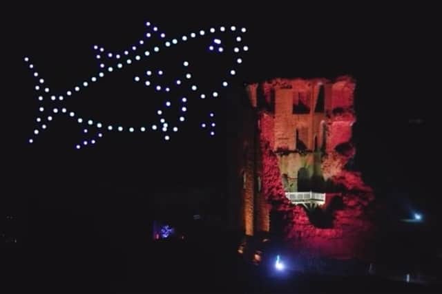 Drone show to light up the sky above Scarborough Castle