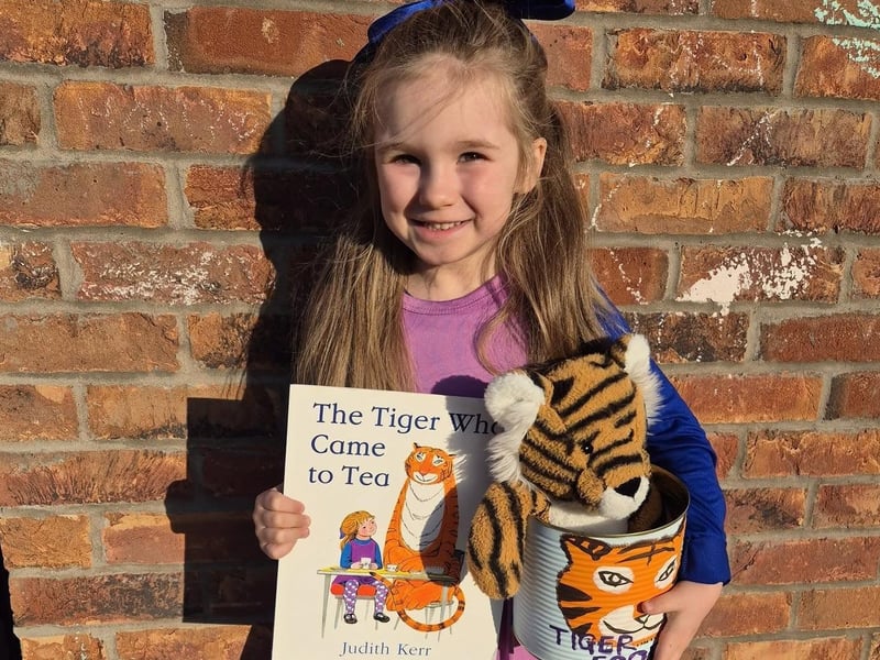 Maisie the Tiger, sent in by Emily Jo Scott.